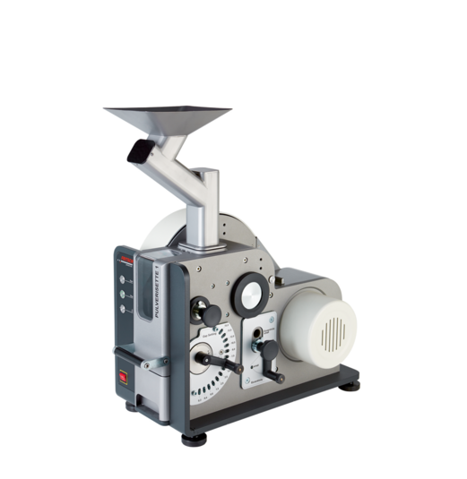 FRITSCH Jaw Crusher PULVERISETTE 1 premium line for the pre-comminution of hard and very hard brittle materials even hardest ferrous alloys